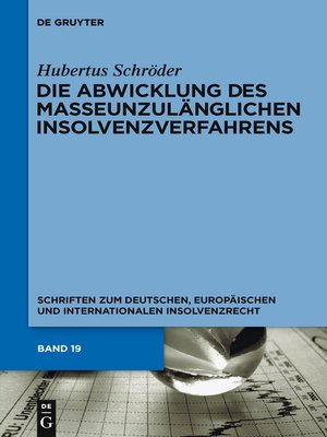 cover image of Die Abwicklung des masseunzulänglichen Insolvenzverfahrens